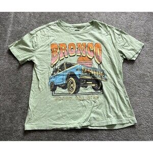 Ford Bronco Official Enjoy The Ride Green T-Shirt Womens Size XS